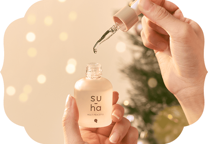 su-ha マルチピースフルをスポイトで手に取る様子